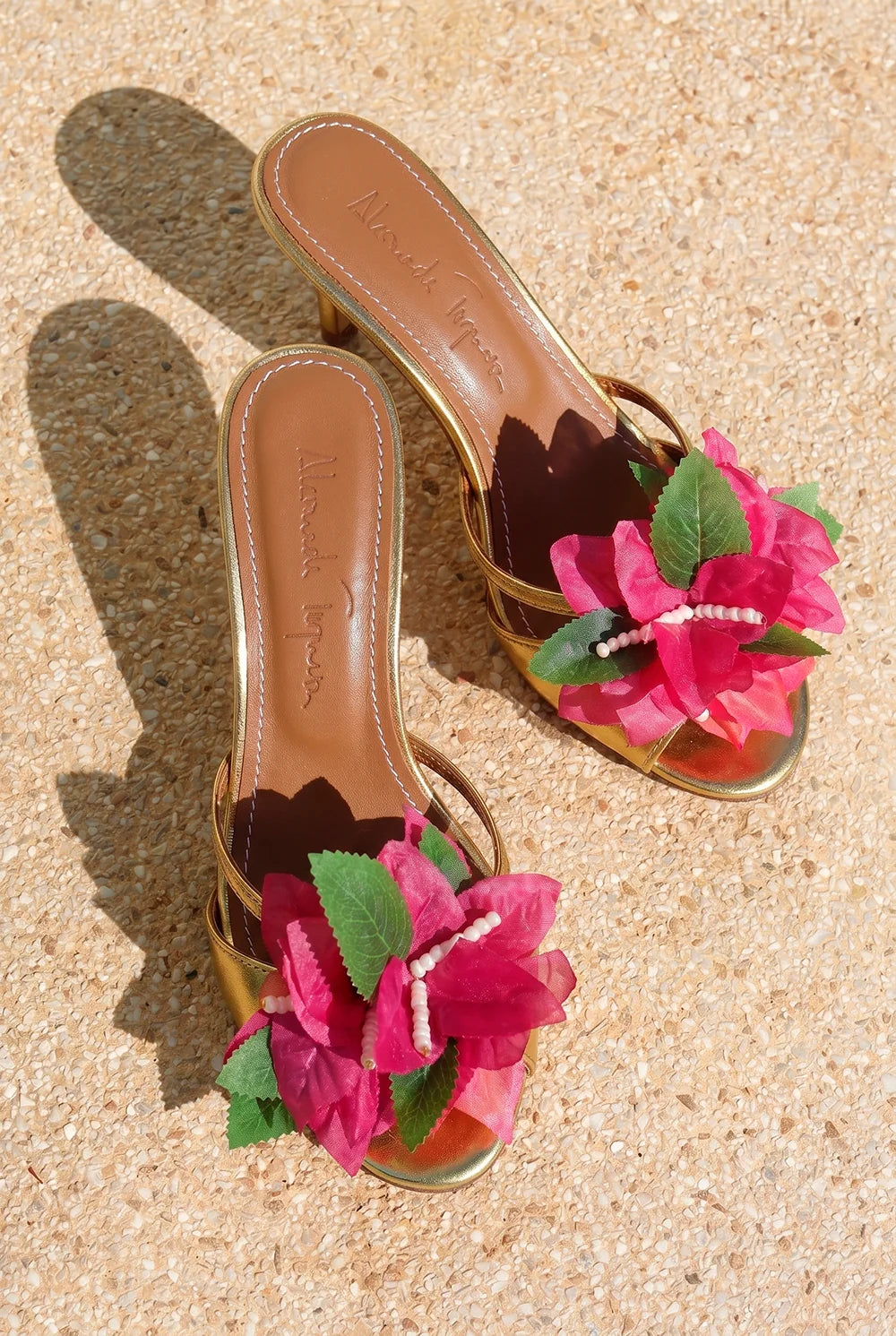 Algarve Mules – Luxury Embellished Heeled Mules