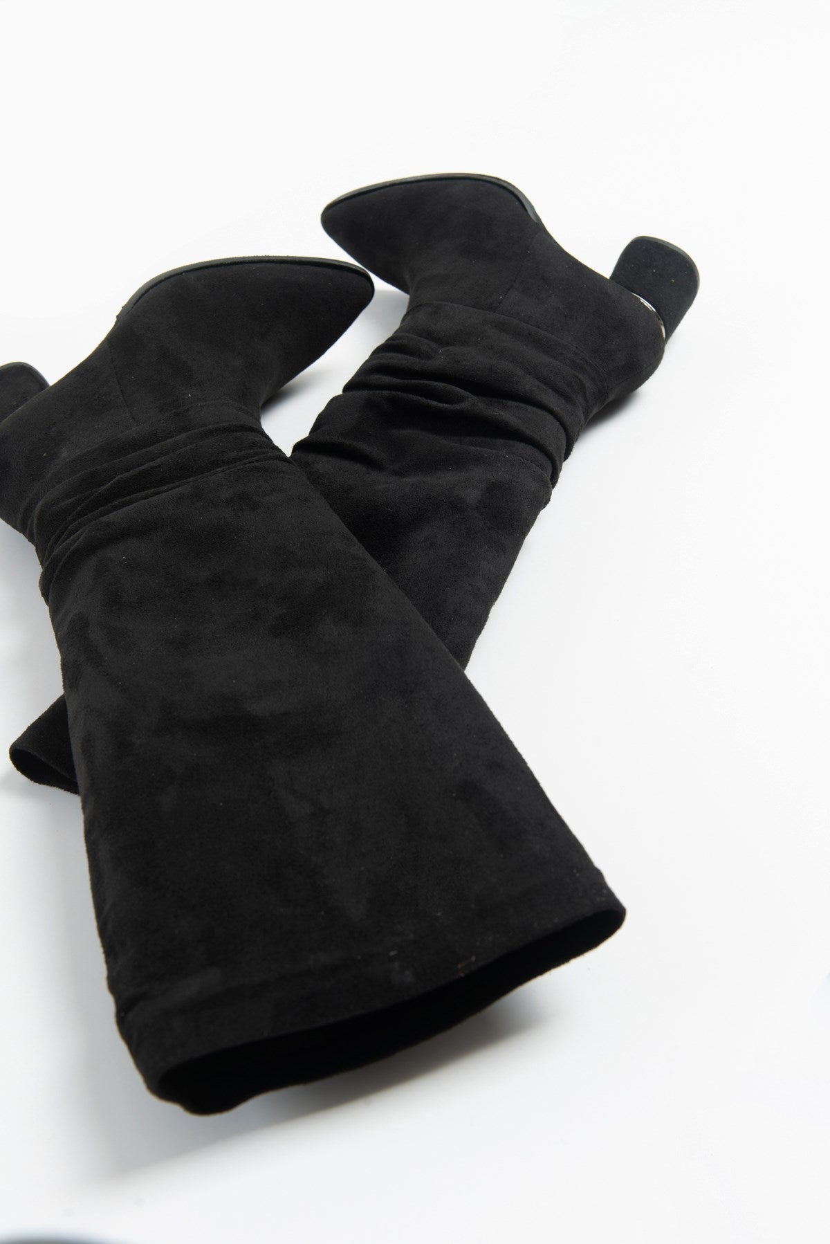 120 - Black Boot – sole view showing leather, black, SimmiUnique