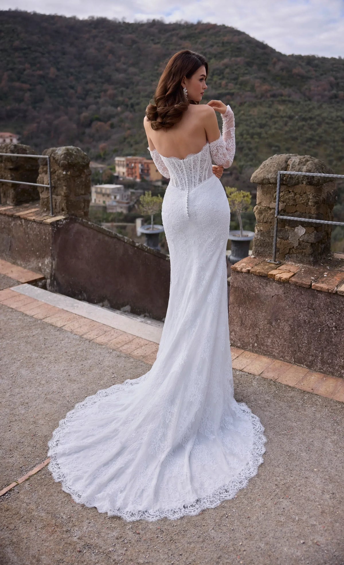 Almeria Wedding Dress, luxury bridal gown, additional product image 3 by SimmiUnique