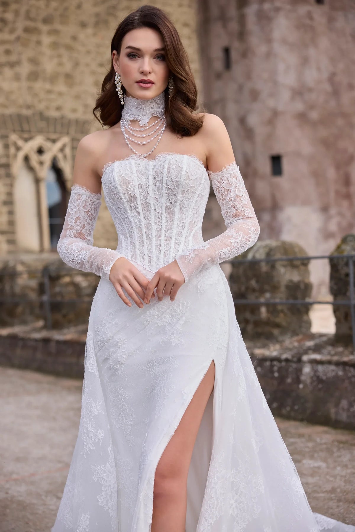 Almeria Wedding Dress, luxury bridal gown, additional product image 5 by SimmiUnique