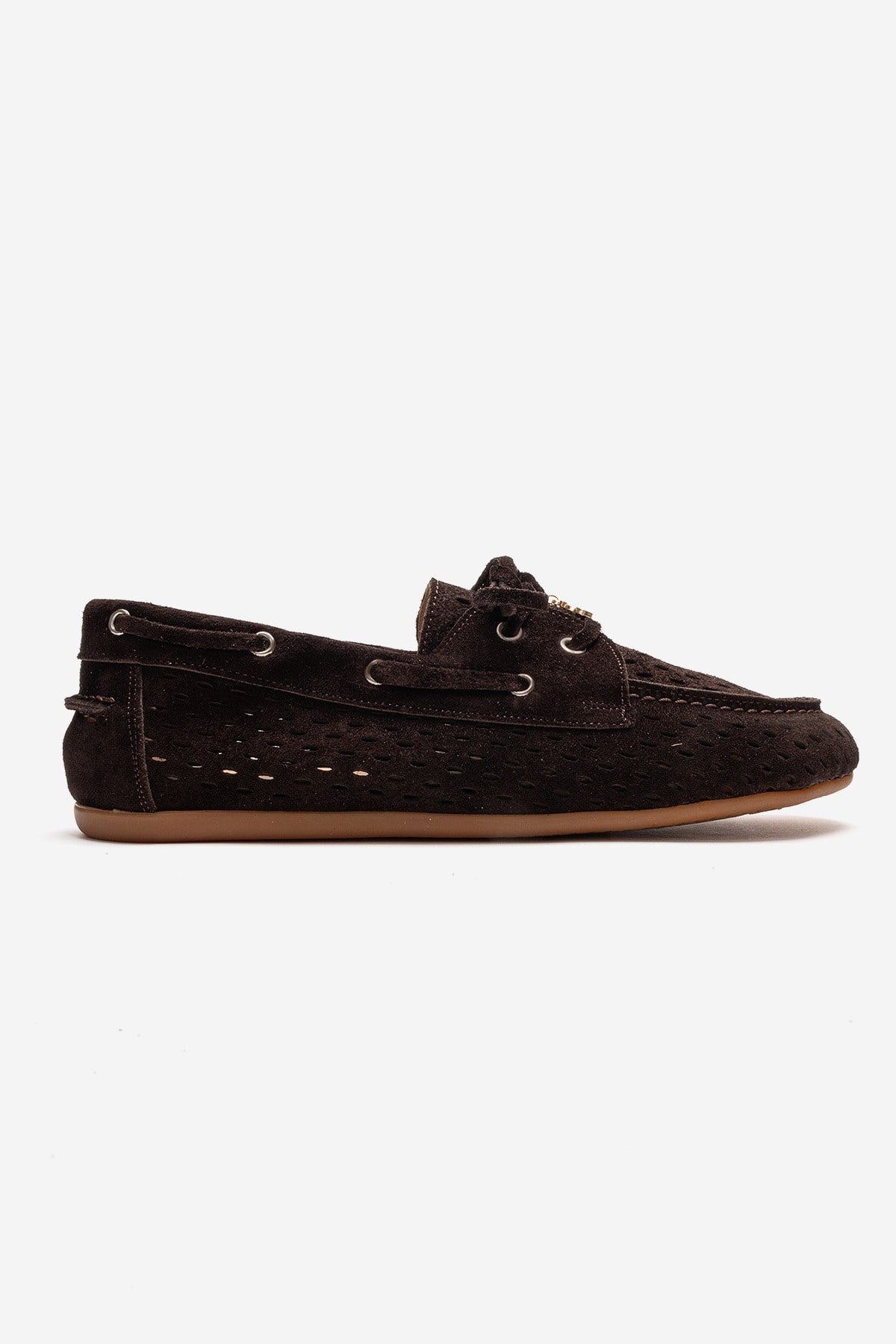 Stevo - Cognac Genuine Leather Lace-Up Loafer – heel view showing lace, leather, SimmiUnique