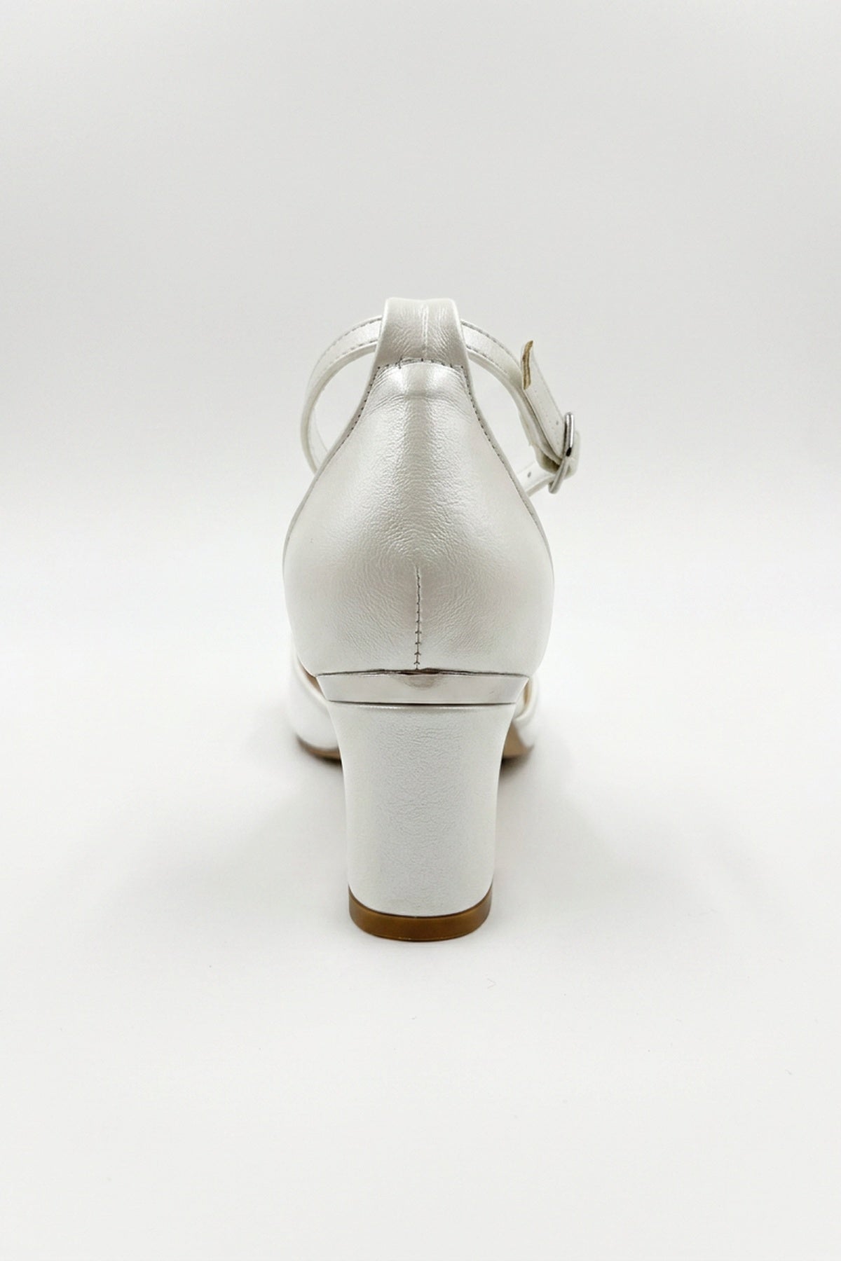 Iry Ivory Butterfly Embroidered Mesh Pumps – detail view showing mesh, metallic, ivory, SimmiUnique