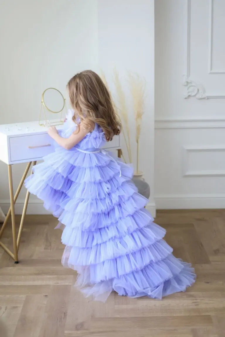 Alana Princess mermaid-style party dress in lavender - photo 3