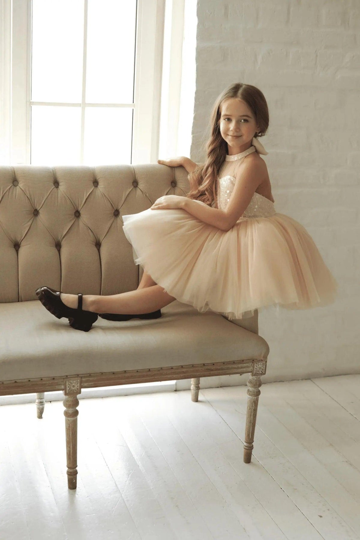 Alana Princess mermaid-style party dress in gold - photo 13