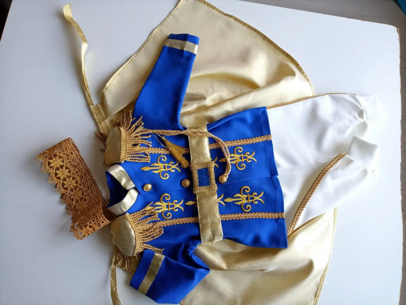 Baby Boy Prince costume birthday – full outfit view