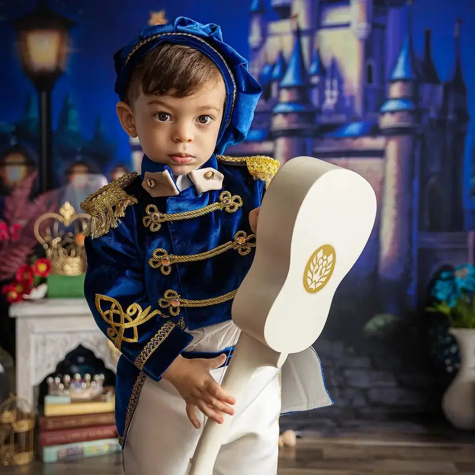 baby prince costume personalized for birthday parties, weddings, newborn photoshoots and special occasions