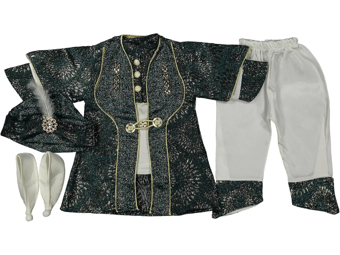 Baby Eid Clothes Traditional Circumcision Costume – close-up