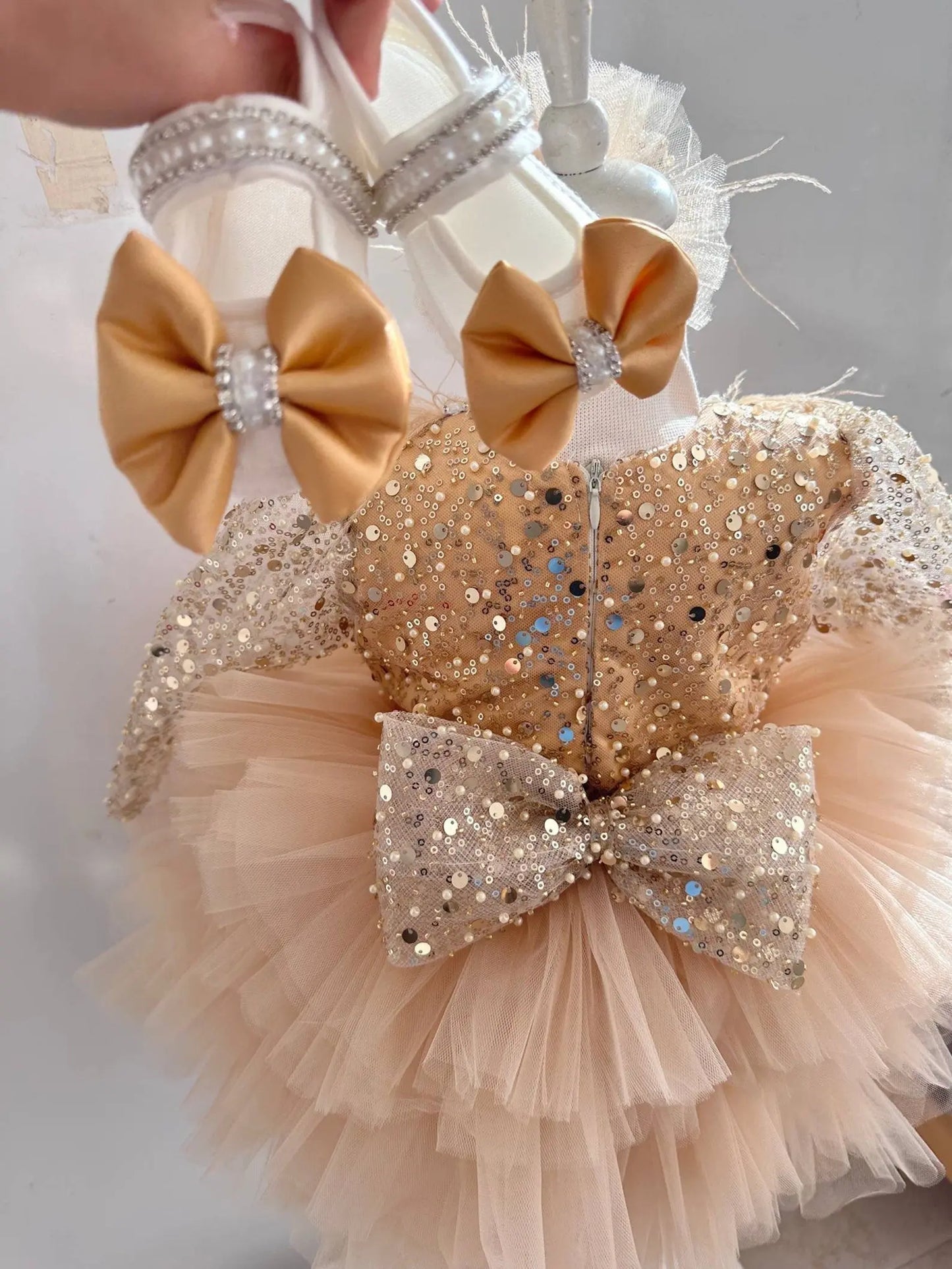 baby outfit for birthday parties, weddings, newborn photoshoots and special occasions