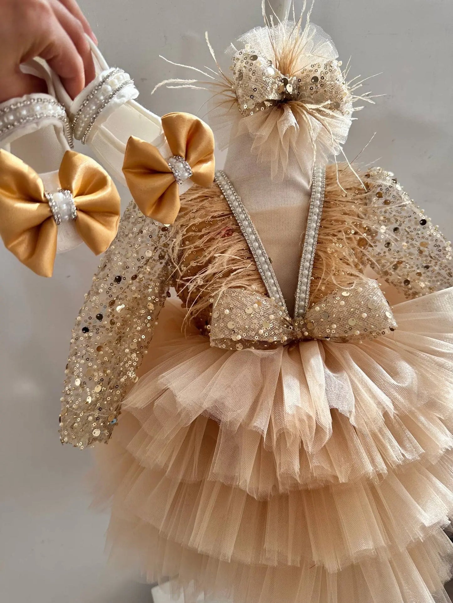 baby outfit for birthday parties, weddings, newborn photoshoots and special occasions