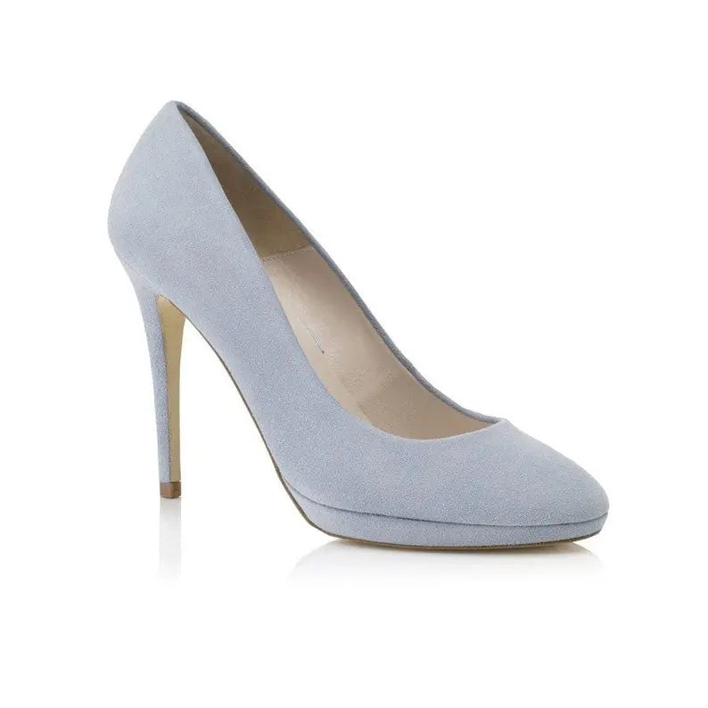 Blue Custom Made Heels (Blue) – styled look