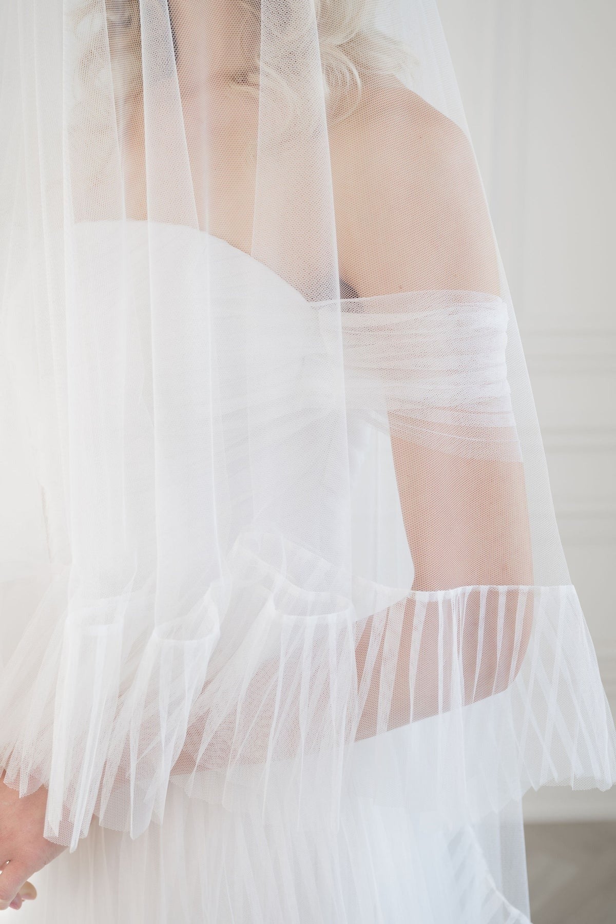 Amelia Tulle Strapless Wedding Dress, luxury bridal gown, additional product image 4 by SimmiUnique