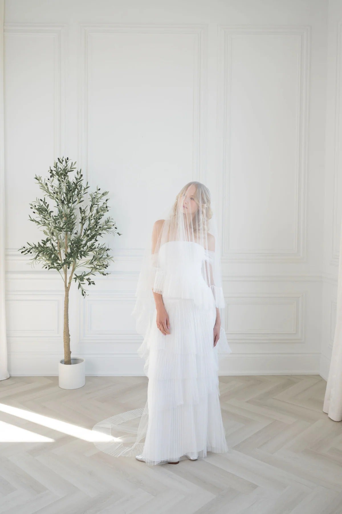 Amelia Tulle Strapless Wedding Dress, luxury bridal gown, additional product image 6 by SimmiUnique