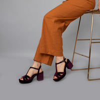Valerie Velvet Raspberry – styled look