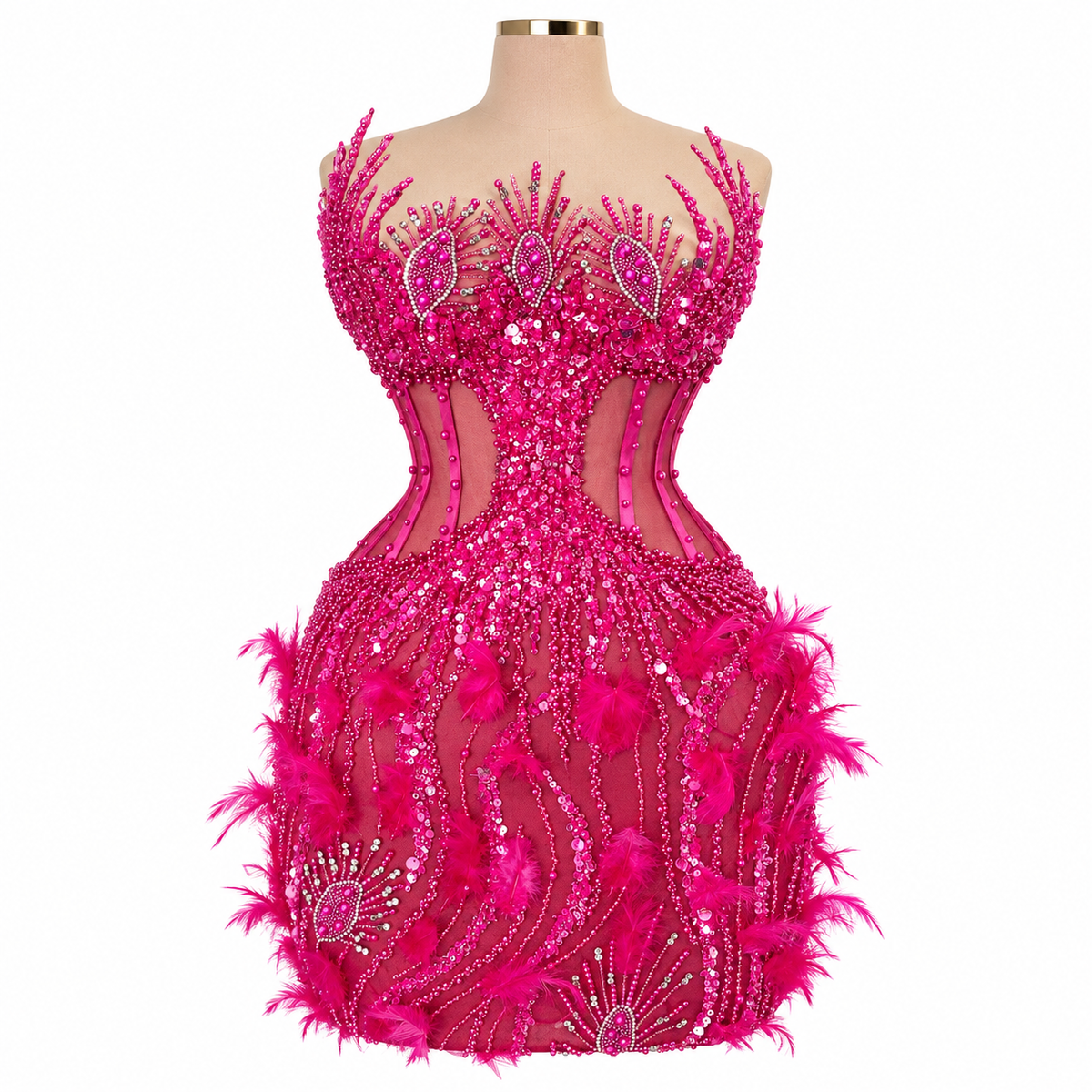 Vestido de noche elegante