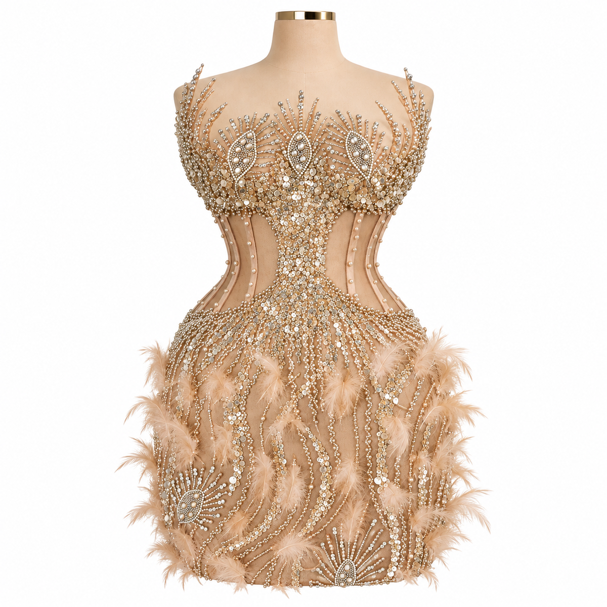 Vestido de noche elegante