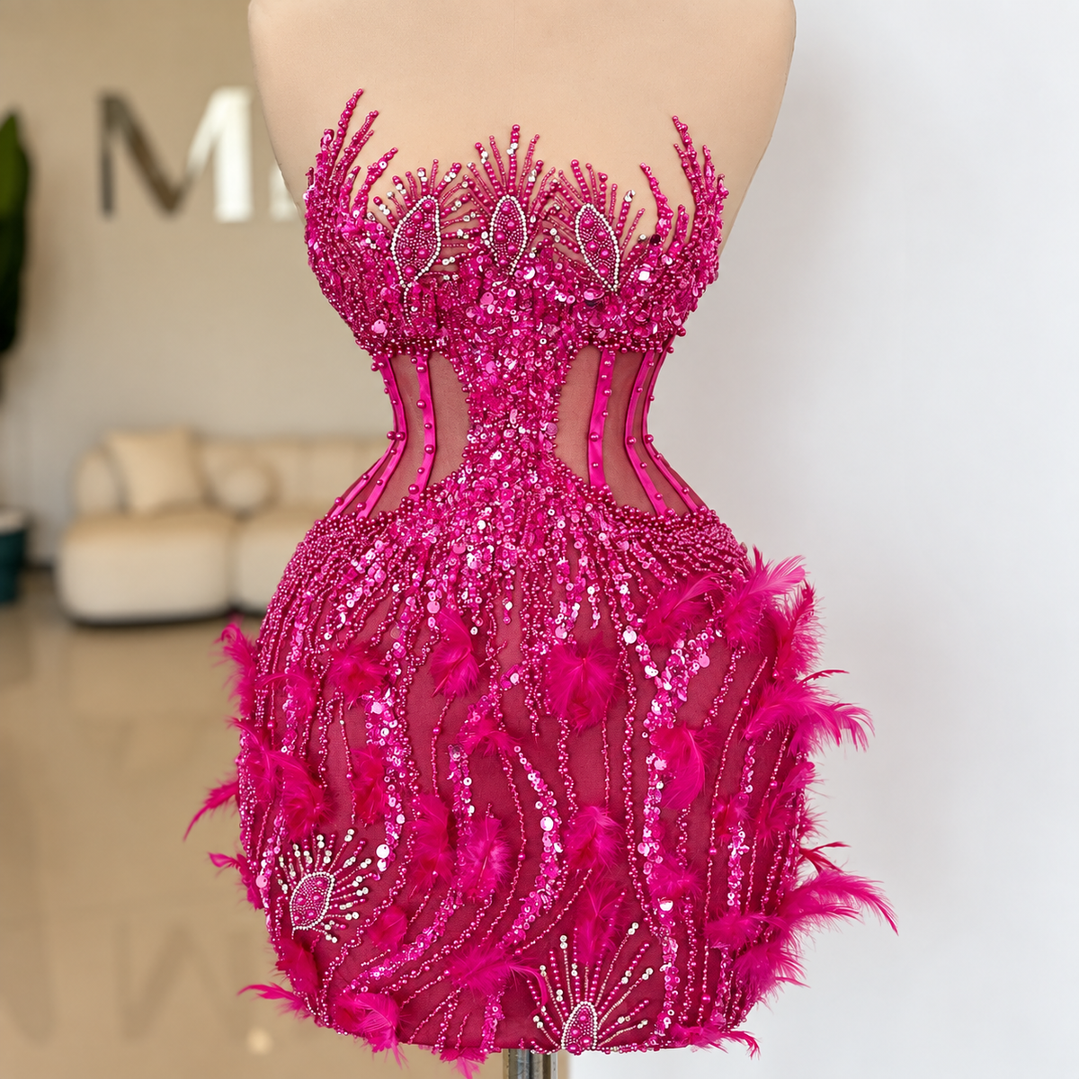 Vestido de noche elegante
