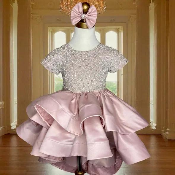 baby girl dress for birthday parties, weddings, newborn photoshoots and special occasions