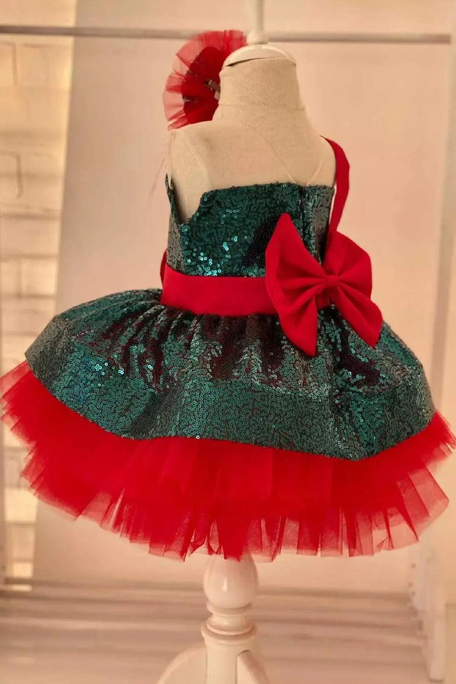 Gabrielle mermaid-style dress in green - photo 7