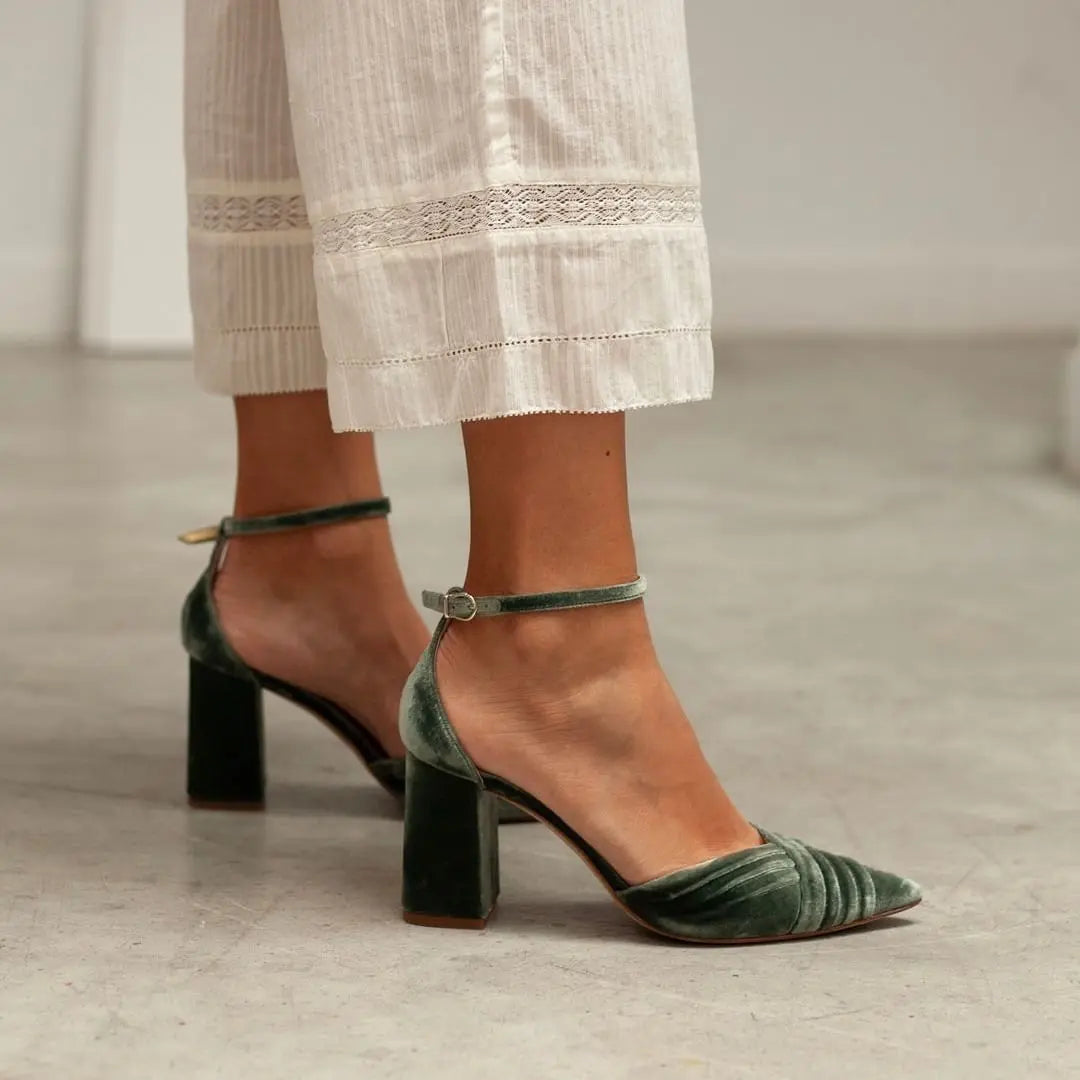 velvet women's velvet shoes for birthday parties, weddings, newborn photoshoots and special occasions
