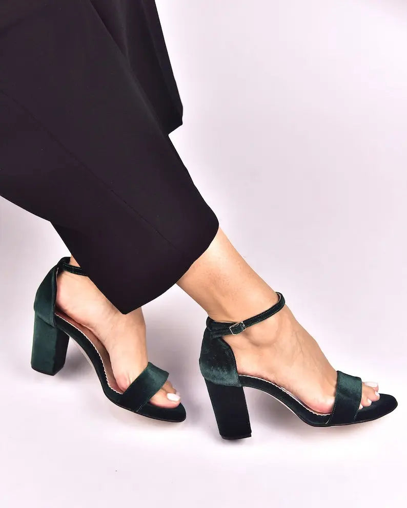 Green Wedding Shoes – detail shot