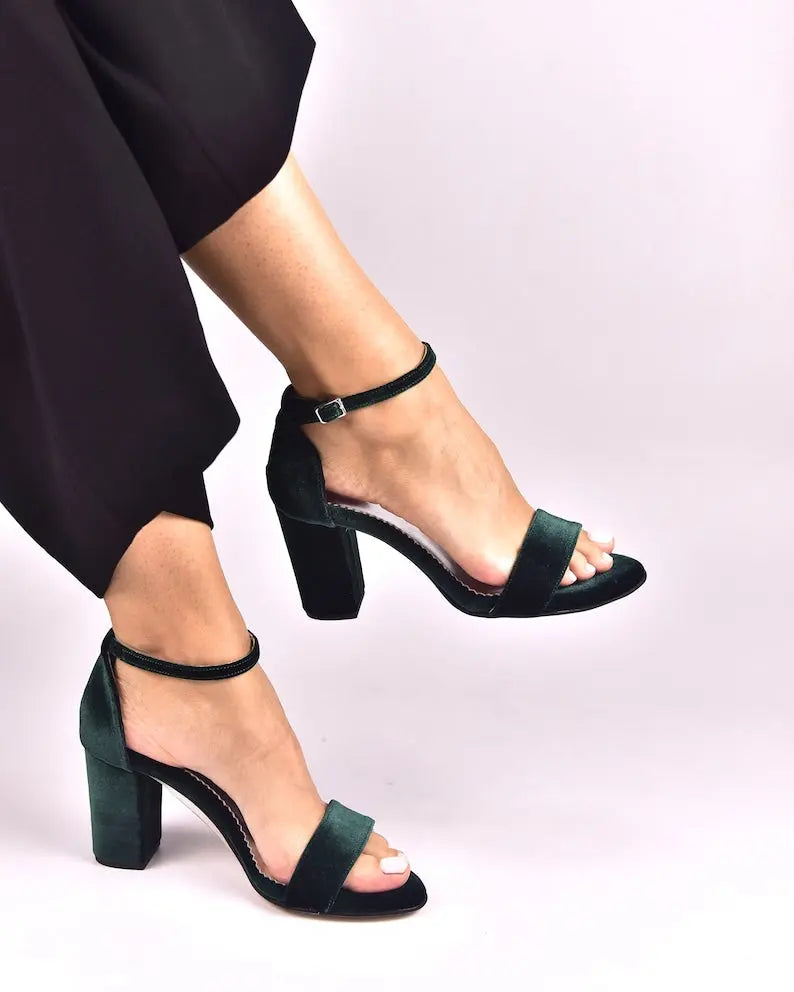 Green Wedding Shoes – close-up