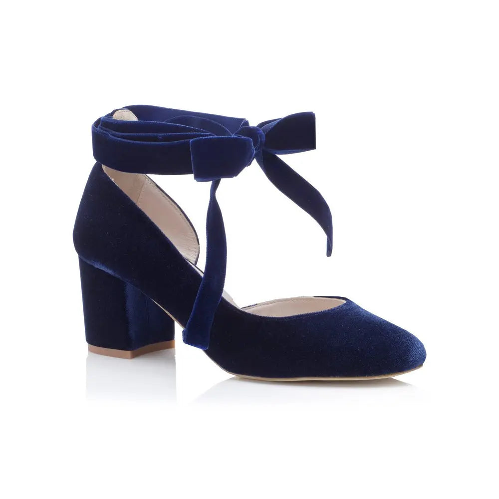 Hetty Forest Navy Blue Wide – photo 7
