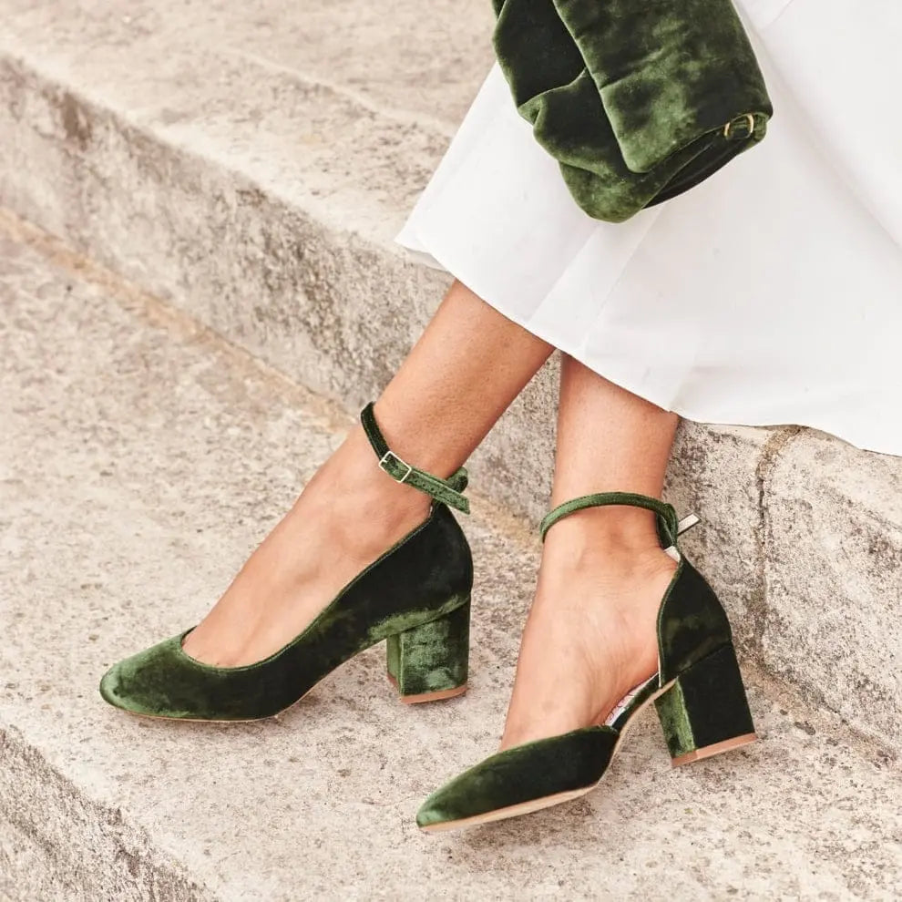 Hetty Mid Forest Green Wide