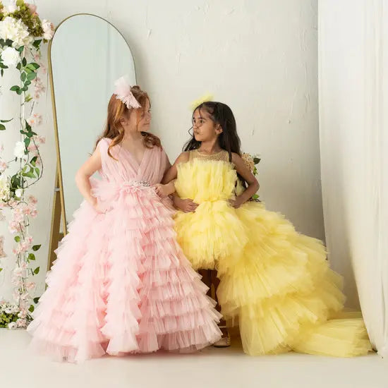 baby girl dress for birthday parties, weddings, newborn photoshoots and special occasions