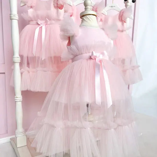 baby girl dress for birthday parties, weddings, newborn photoshoots and special occasions