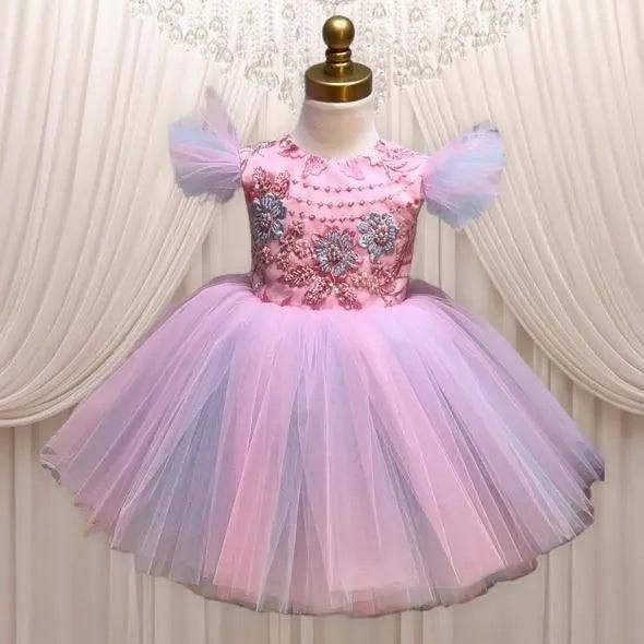 Natalya dress (Pink) – detail shot