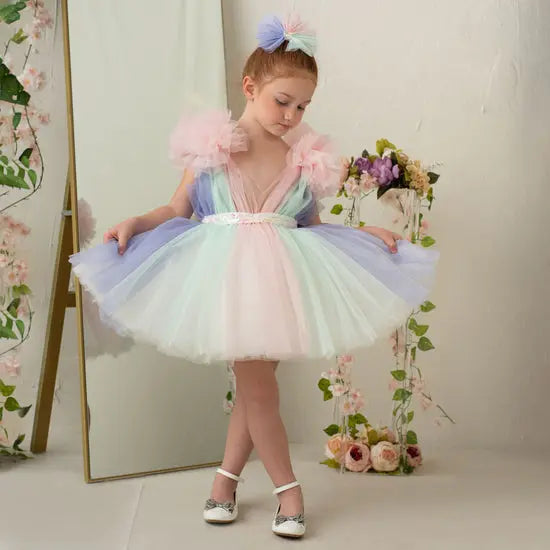 baby girl dress for birthday parties, weddings, newborn photoshoots and special occasions