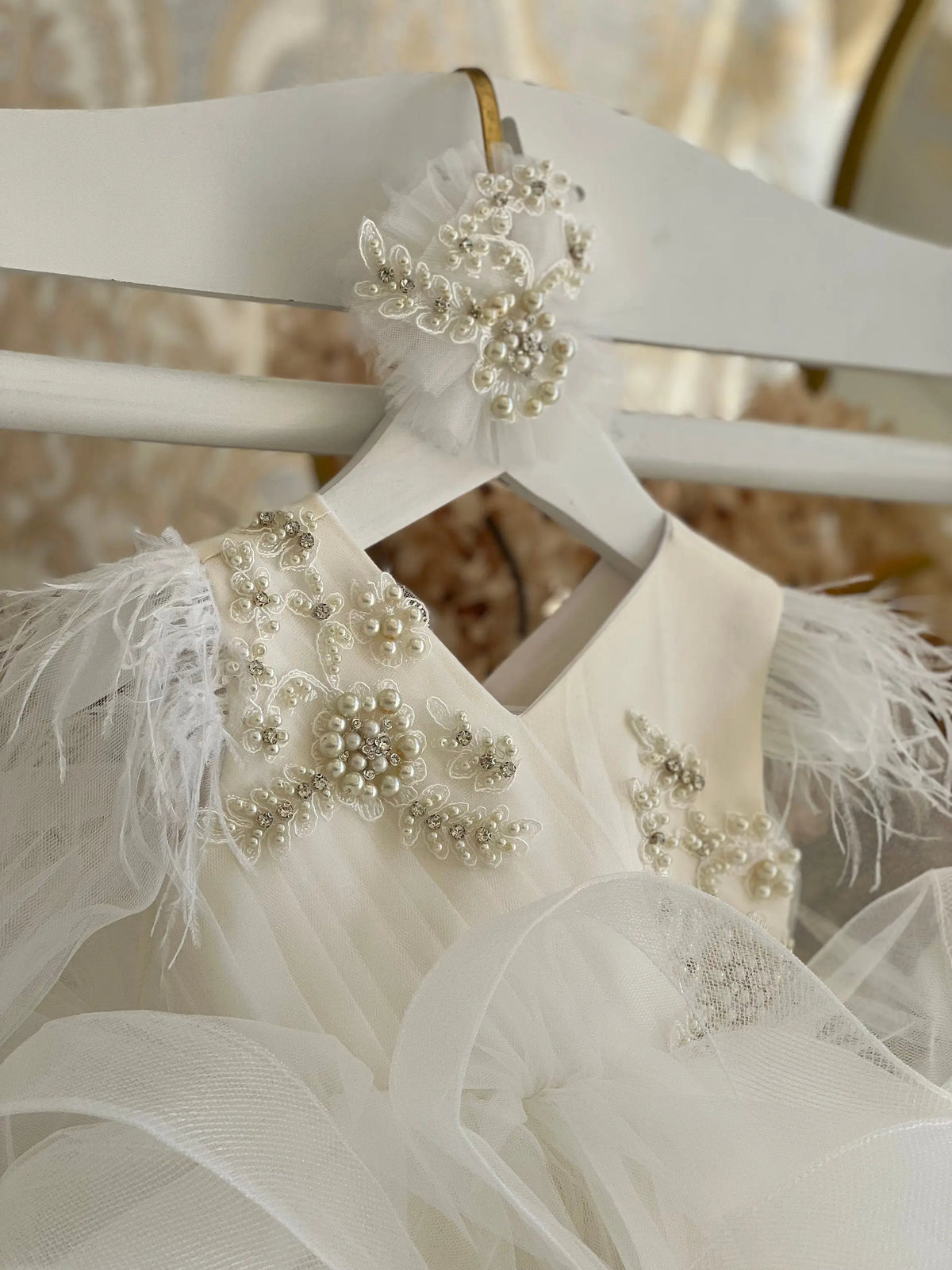 Pearl Baby White Girl Dress – photo 7
