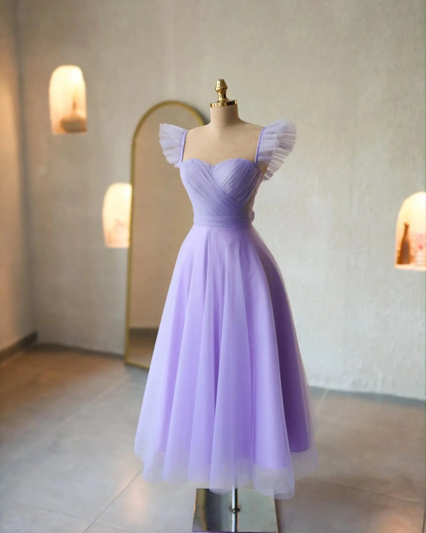 Rosaleen, Long White Pink Chiffon Wedding Skirt – photo 8