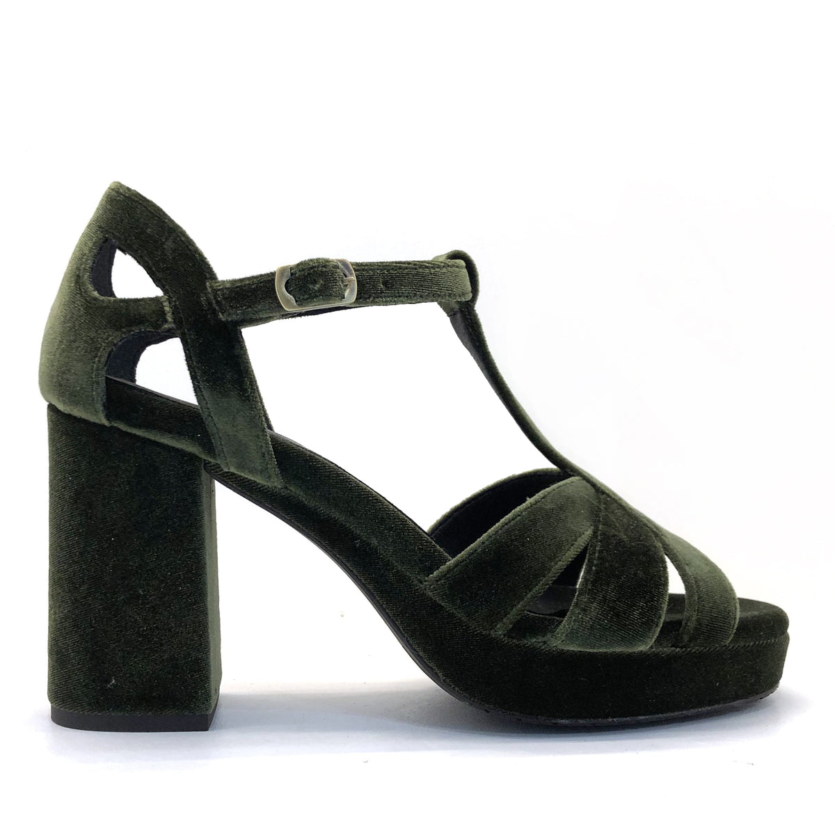 Emerald Green Satin Heels Women for weddings