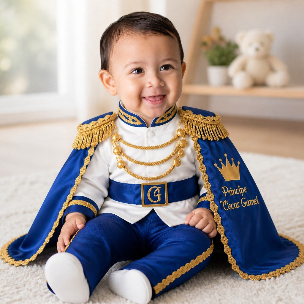 Royal Prince Baby Suit: British Royal Guard Uniform – close-up