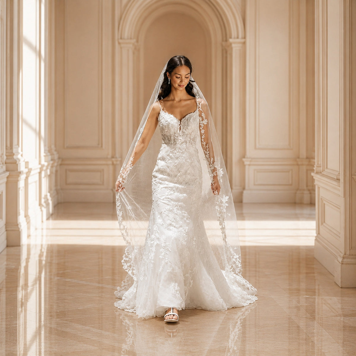 Addison Wedding Dress, luxury bridal gown, main product image by SimmiUnique