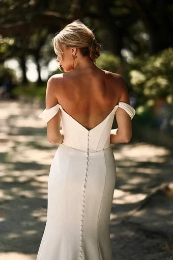 Dior Wedding Dress, luxury bridal gown, additional product image 8 by SimmiUnique