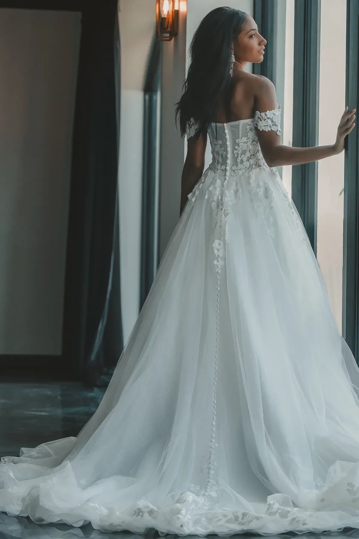 Primrose Wedding Dress, luxury bridal gown, additional product image 2 by SimmiUnique