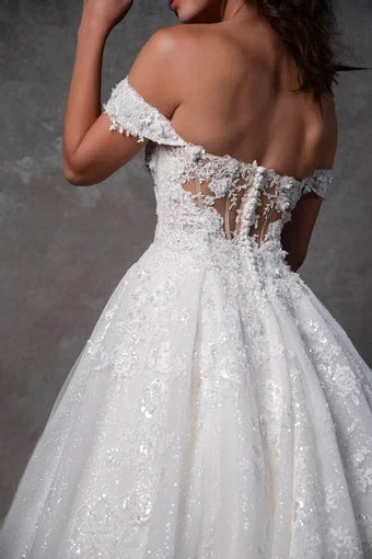 Floriana Wedding Dress, luxury bridal gown, additional product image 5 by SimmiUnique