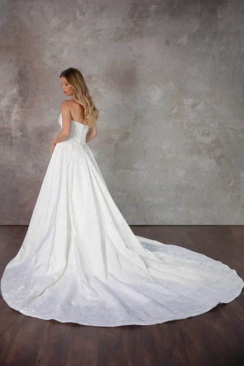 Anna Wedding Dress, luxury bridal gown, additional product image 7 by SimmiUnique