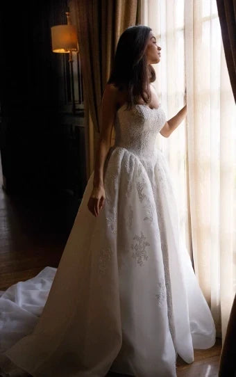 Marisol Wedding Dress, luxury bridal gown, additional product image 2 by SimmiUnique