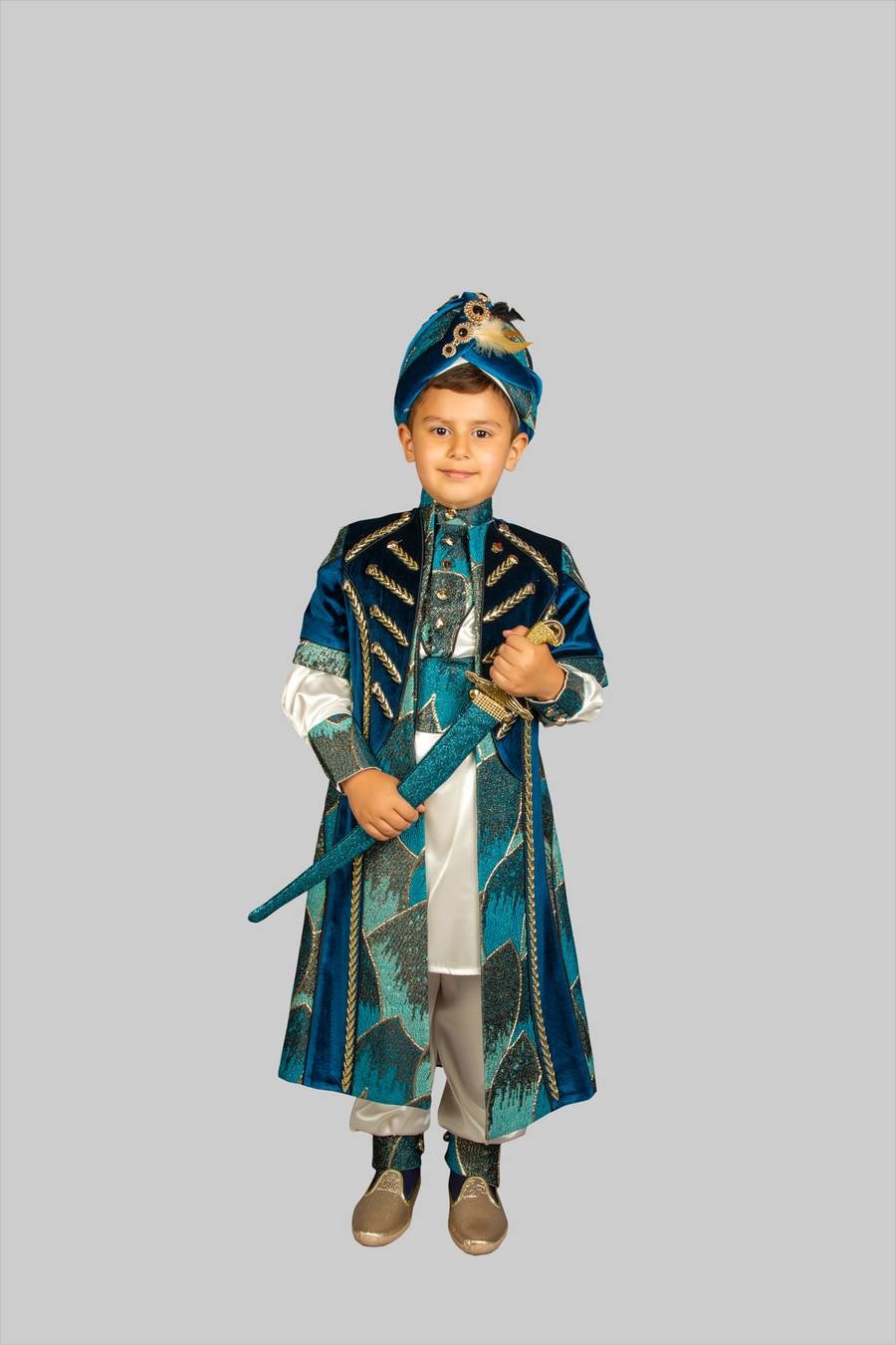 Boy Prince Ottoman Caftan Costume: Newborn Special Day Suit â styled look