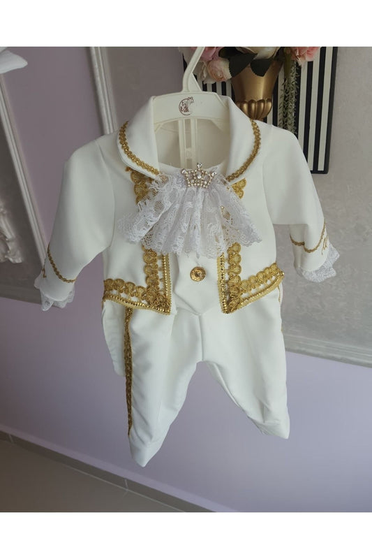 Baby Boy Prince Costume: Elegant 1st Birthday Outfit