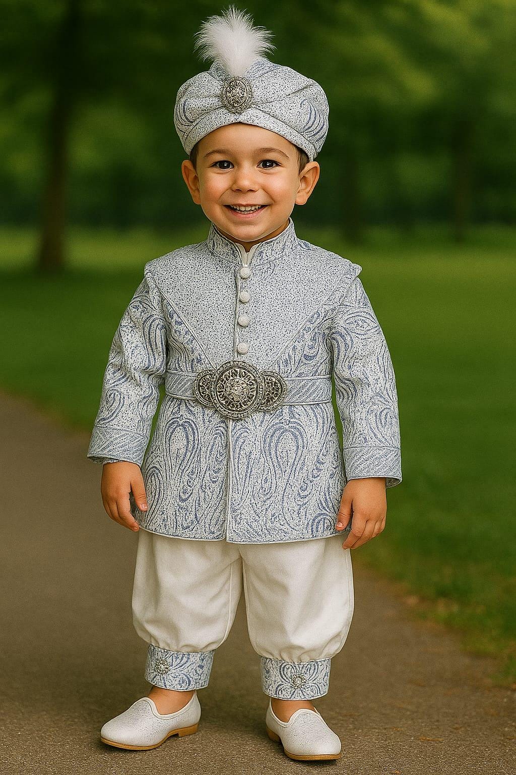 Prince Charming Costume: Baby Toddler King Suit, Customized Birthday Outfit – side view