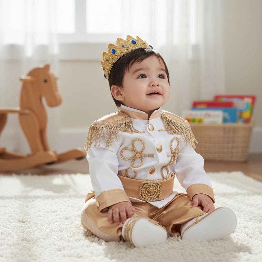 Baby Royal Prince Costume – detail shot