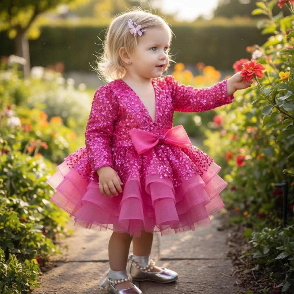 Christmas Dress For Toddlers, Toddlers Christmas Dress, Tutu Dress For Girls, Perfect for parties, or special occasions –