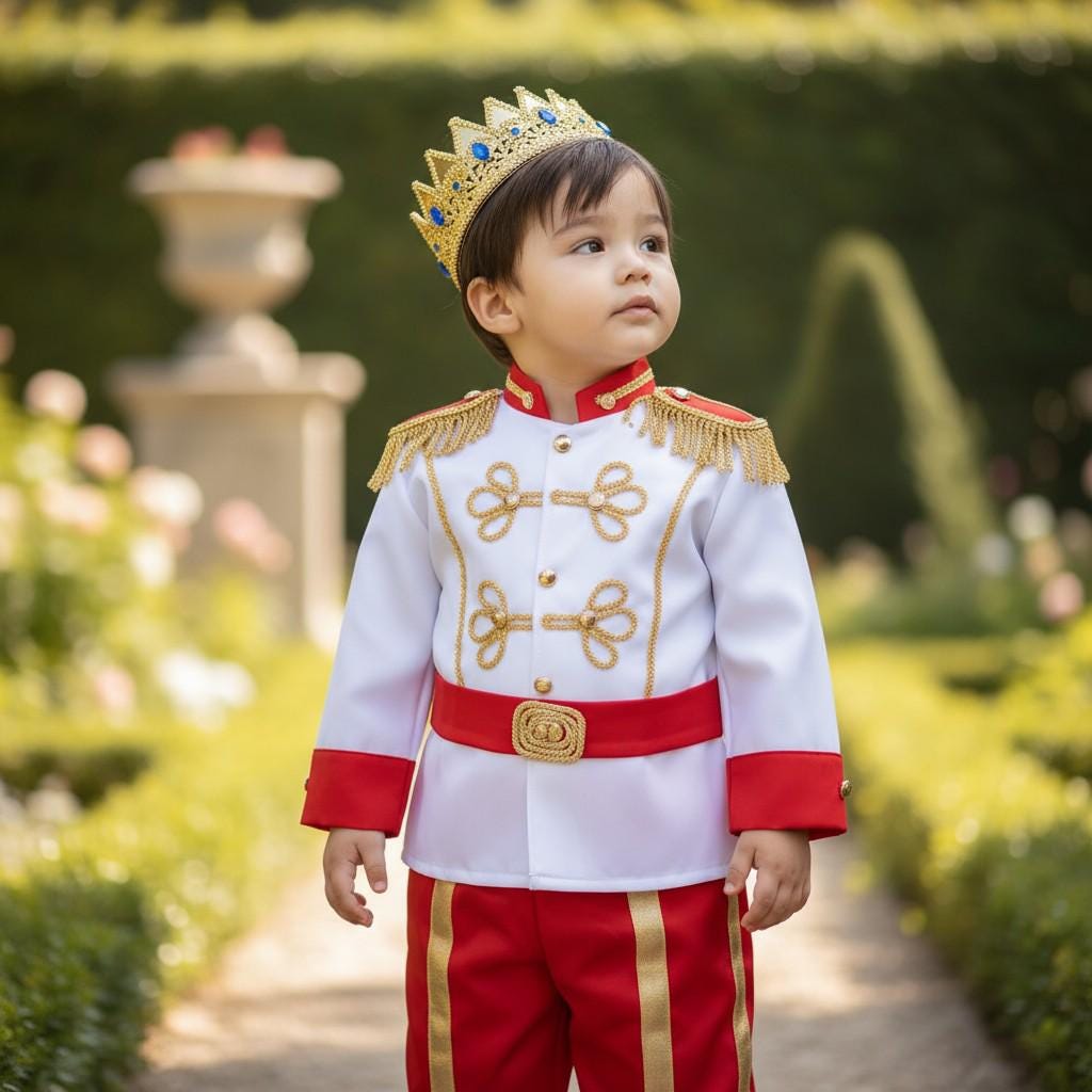 Handmade Royal Prince Costume: for birthdays