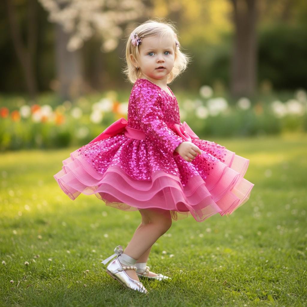 Christmas Dress For Toddlers, Toddlers Christmas Dress, Tutu Dress For Girls, Perfect for parties, or special occasions –
