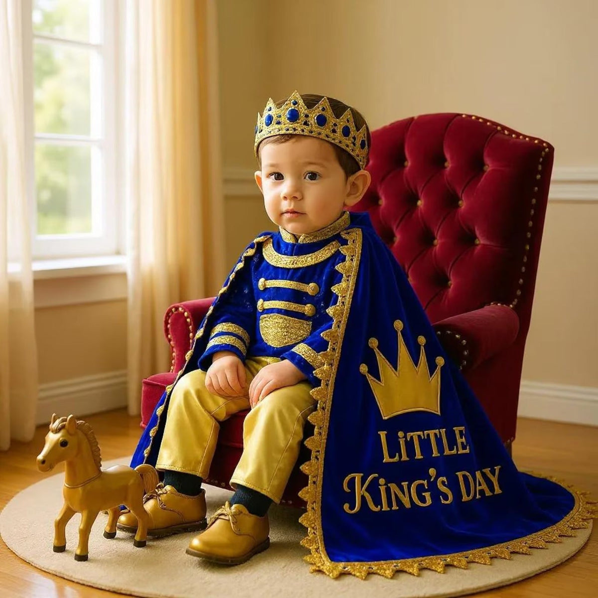 Baby Toddler King Suit – close-up