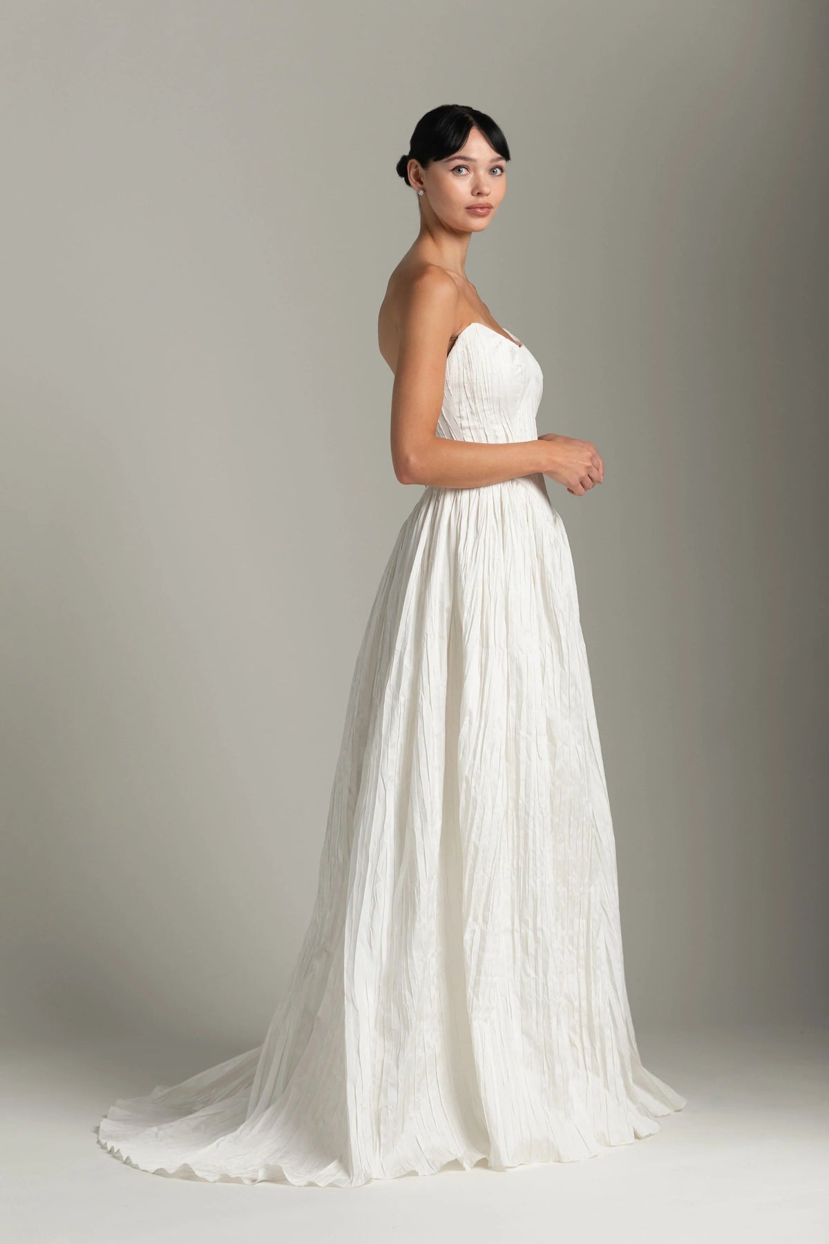 Aisling Strapless Wedding Dress, luxury bridal gown, additional product image 5 by SimmiUnique